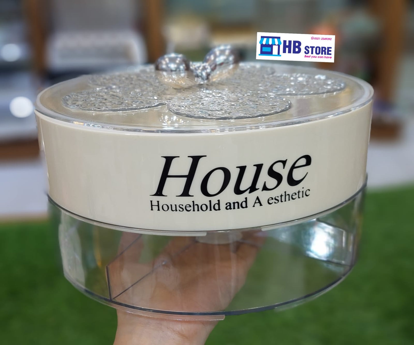 House Coco Double Portion Partition Dryfruit Spices Box