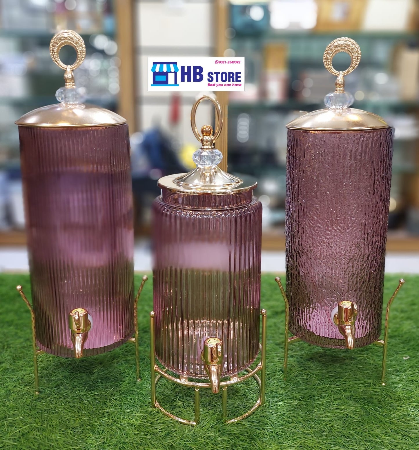Fancy Glass Water Dispenser