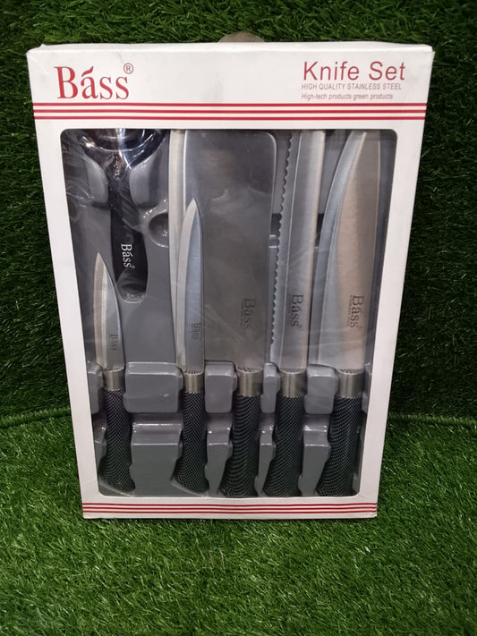 6Pcs Stainless Steel Sharp Knife Complete Set