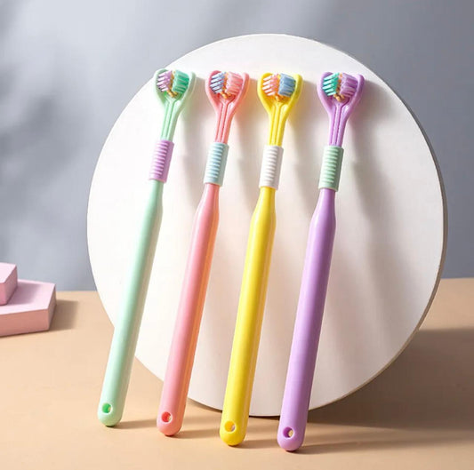 3-Sided Soft Bristle Toothbrush