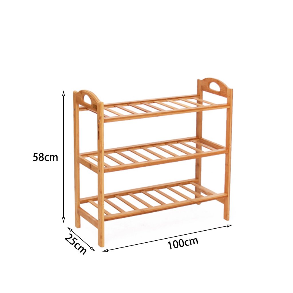 Wooden Shoe Rack Shoes Organizer 3tier/ 4tier