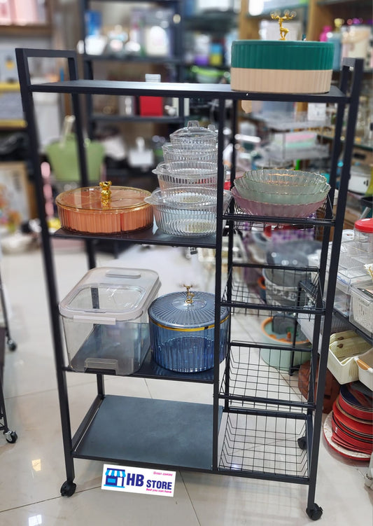 4 Layer Metal Kitchen Rack Organiser