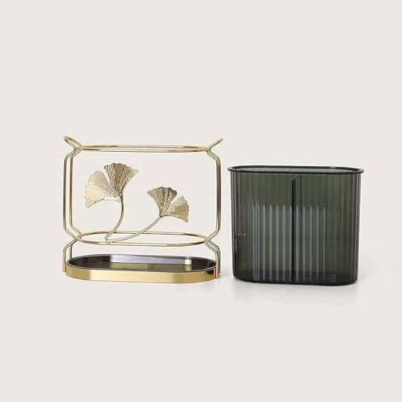 Acrylic Fancy 2 Portion Cutlery Holder