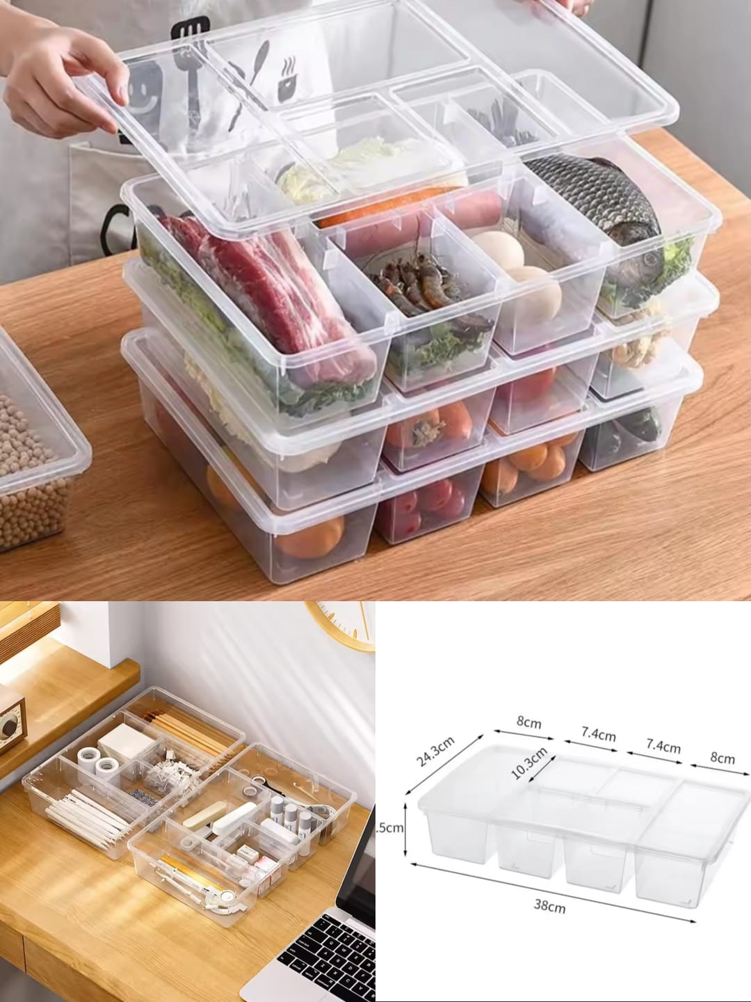 Plastic Material Partition Box