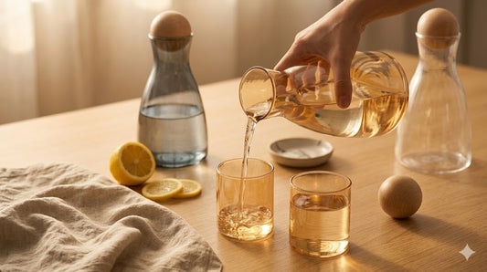 Minimalist Glass Carafe & Tumbler