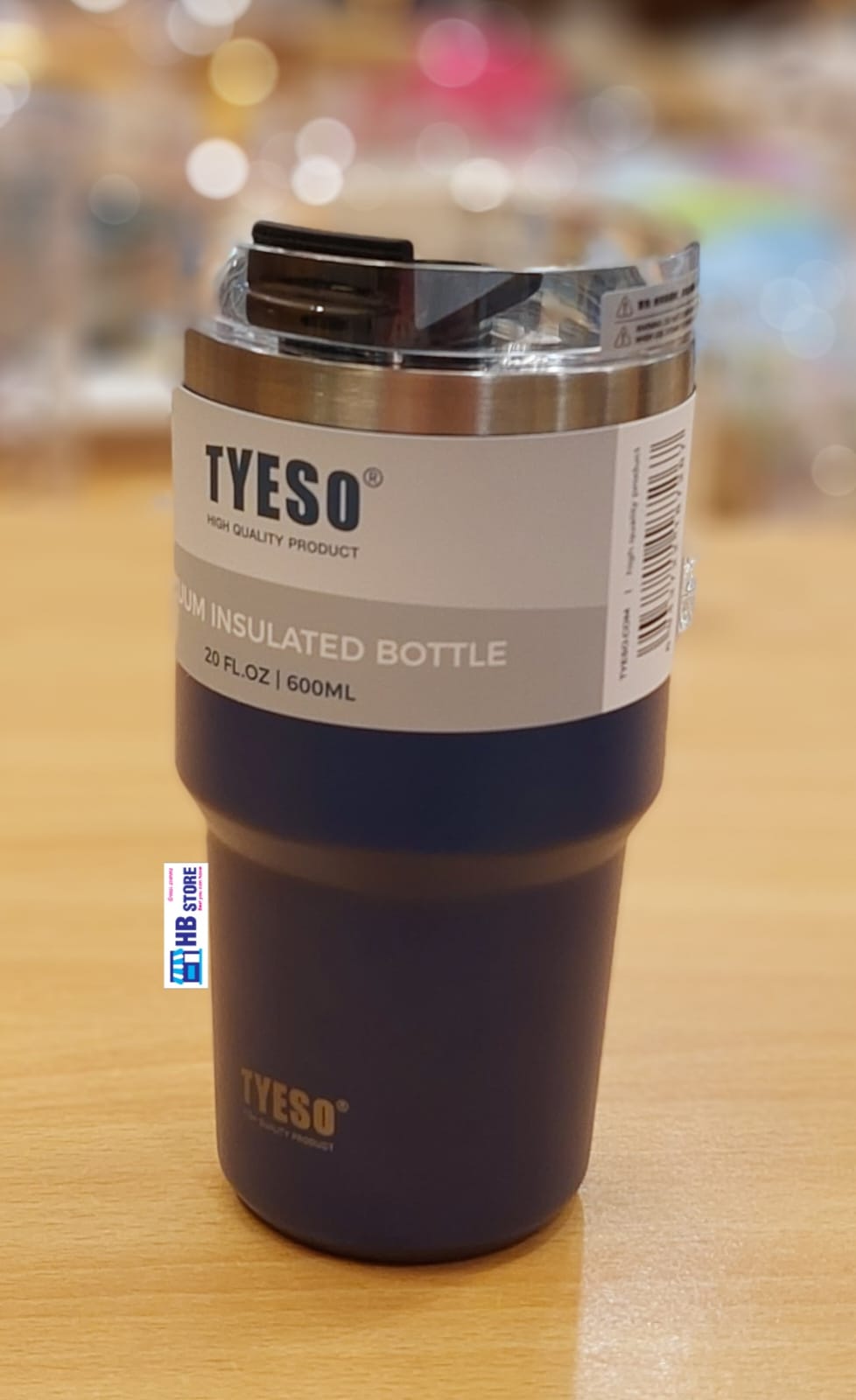 Tyso double wall hot n cold large capacity insulated mug 600ml