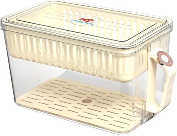 Acrylic Storage Drainer Freezer Handle Box