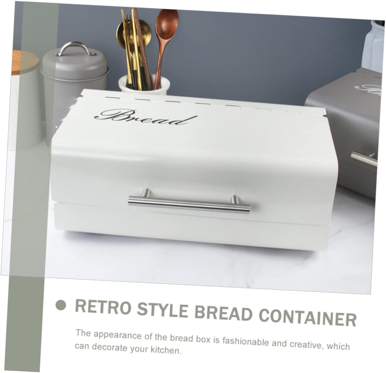 Metal Material Fancy Kitchen Bread Box