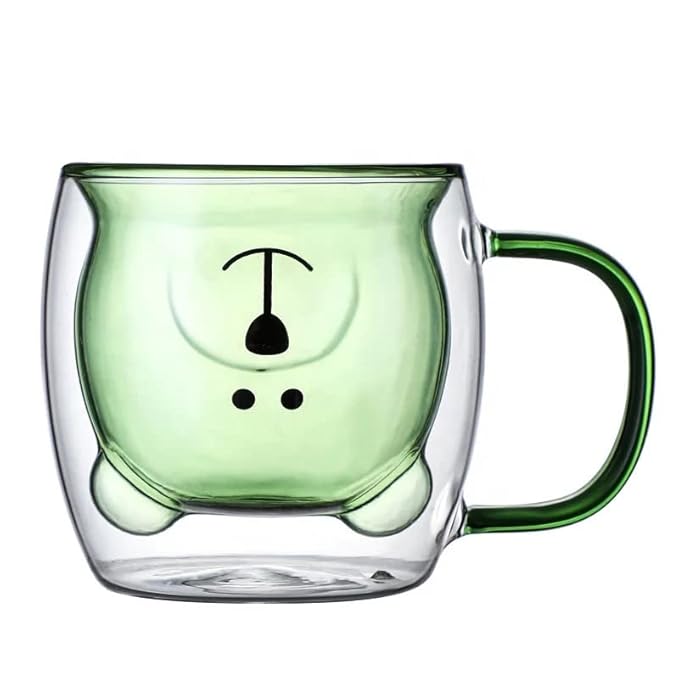 Bear Design Double Wall Mug