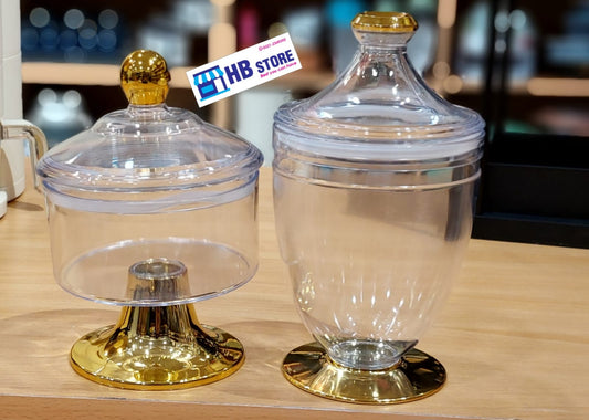 Acrylic Fancy Airtight Stand Jar
