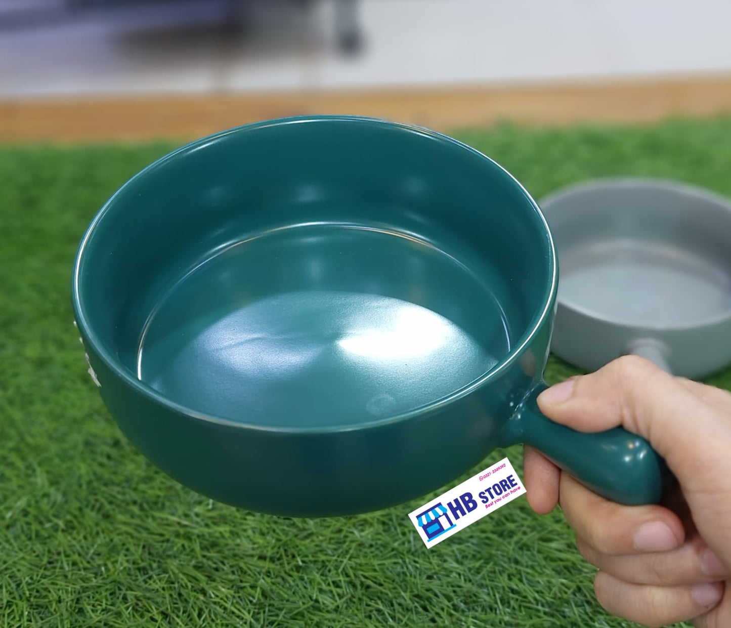 Ceramic Serving Handle Bowl