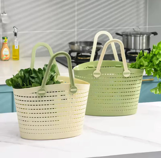 Multifunctional Plastic Handle Basket