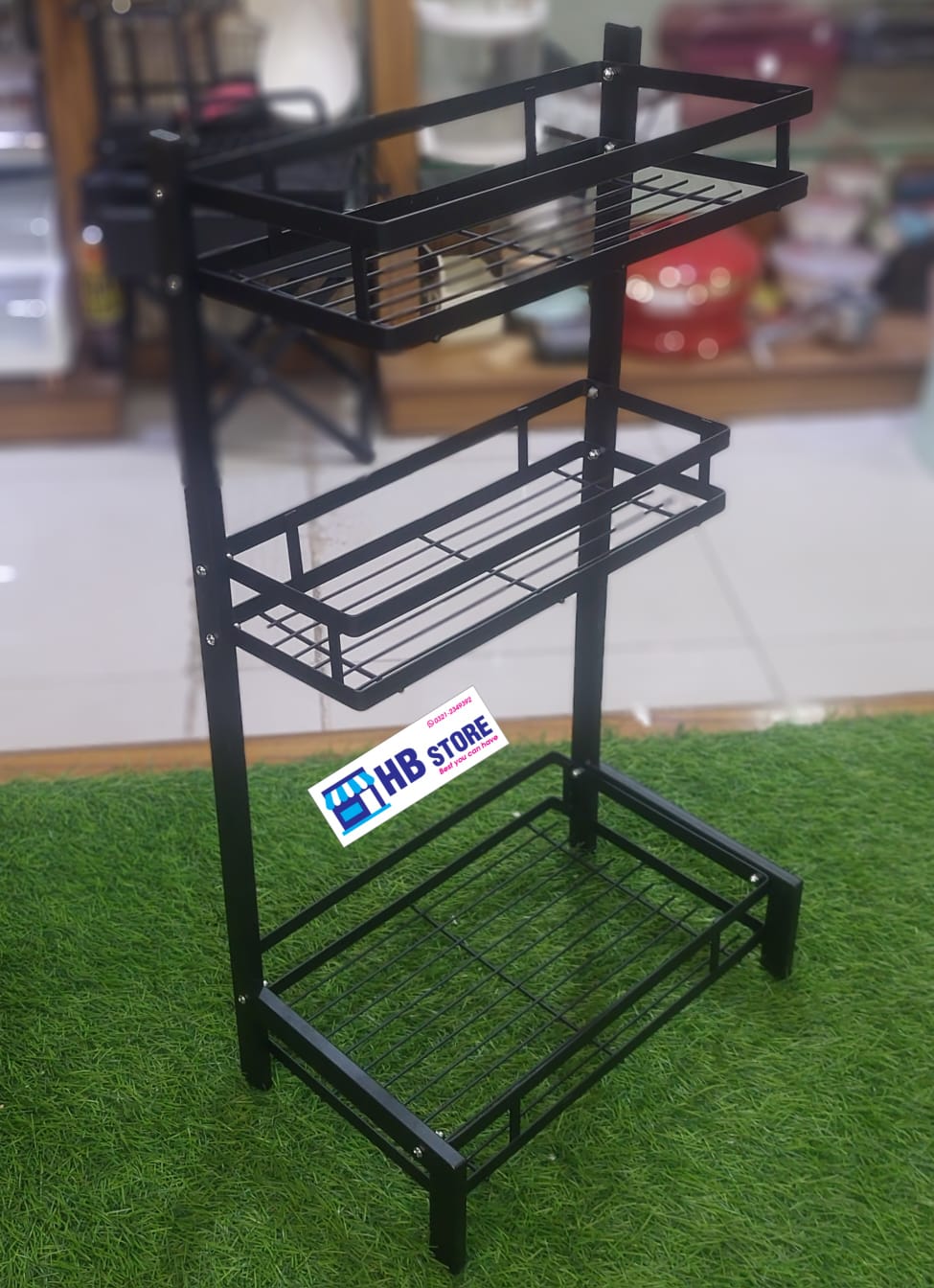 3 Layer Metal Kitchen Organizer Rack