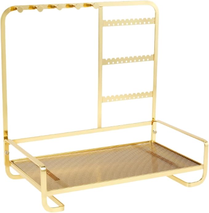 Metal Jewelry Stand With Tray