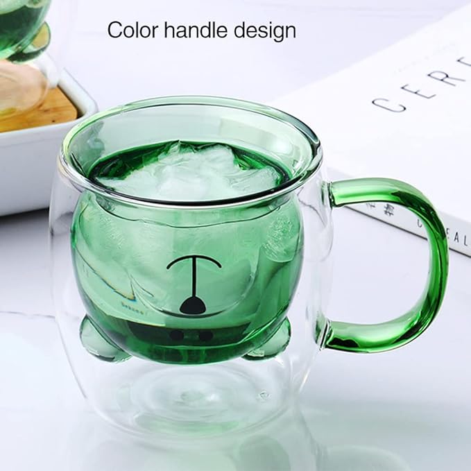 Bear Design Double Wall Mug