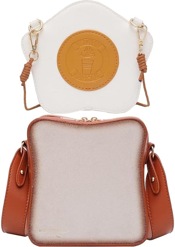 Crossbody Fried Toast Bread Bag