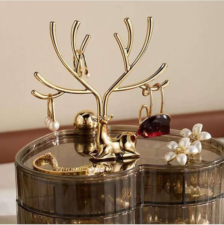 Deer Heart Acrylic Jewelry Organize