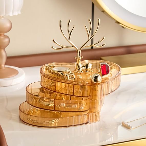 Deer Heart Acrylic Jewelry Organize