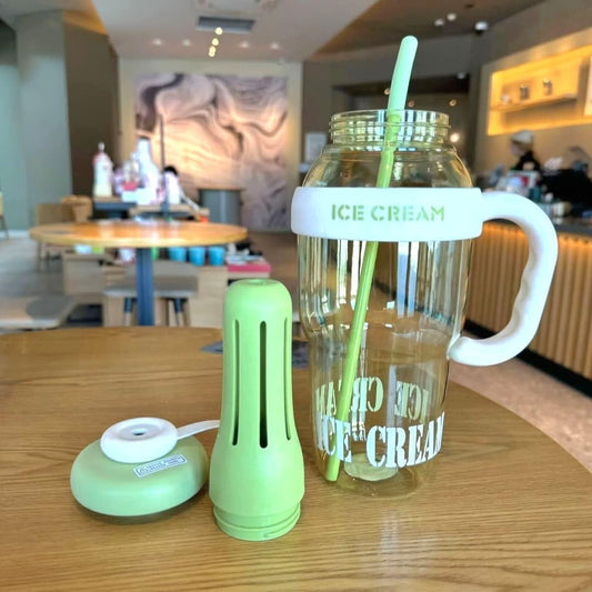 Detox Water and Ice Cream Bottle
