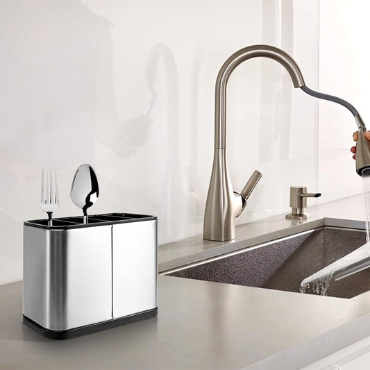 Stainless Steel Kitchen Cutlery Holder