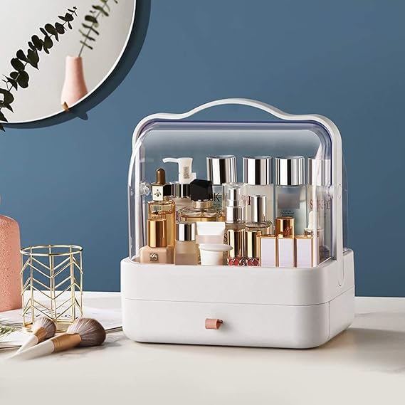 Double Sided Cosmetic Dressing Organizer With Draws