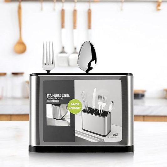 Stainless Steel Kitchen Cutlery Holder