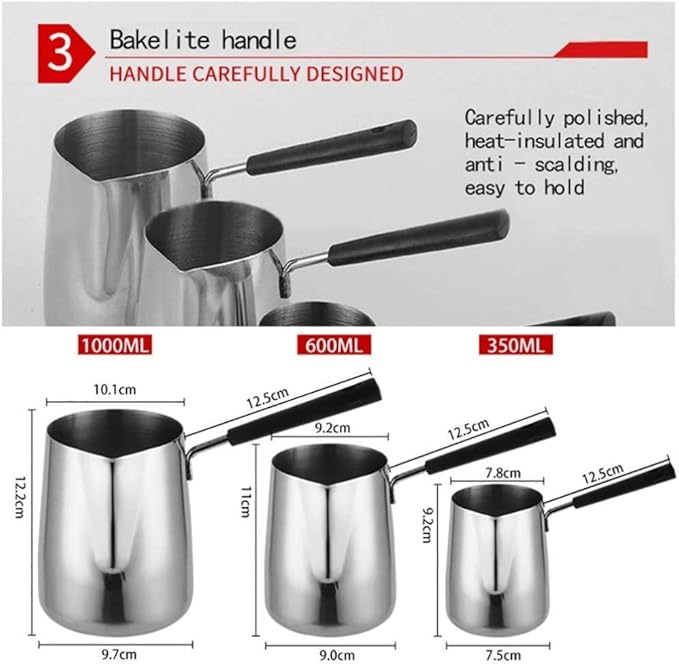 Stainless Steel Milk Coffee Tea Pot