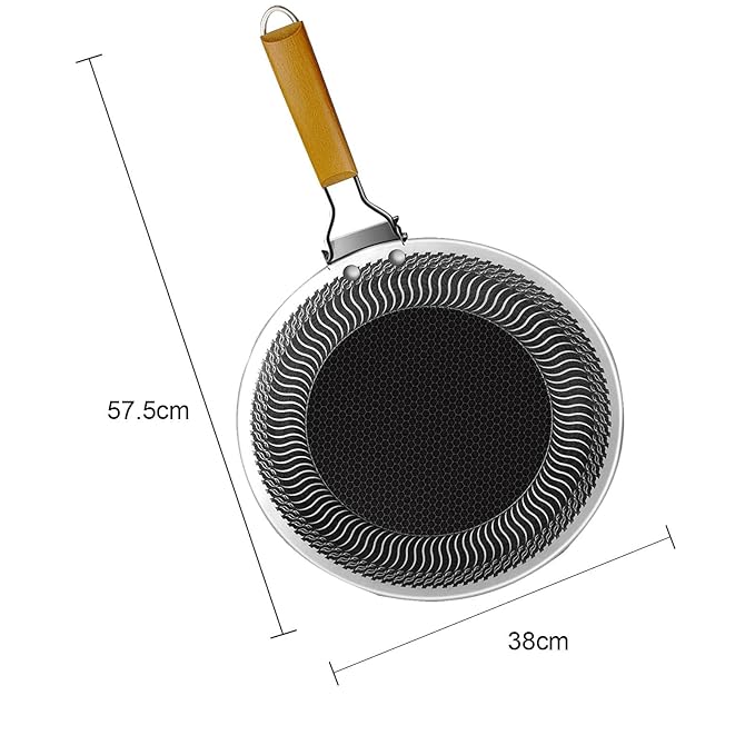 HoneyComb Lazer Cooking Handle Tawa