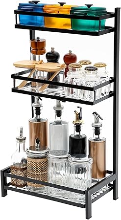 3 Layer Metal Kitchen Organizer Rack