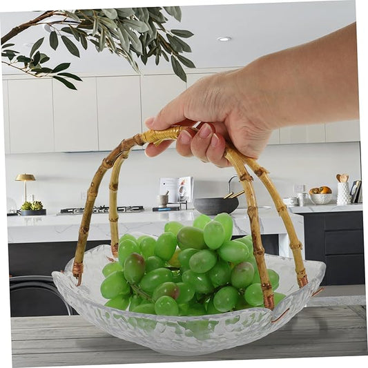 Acrylic Handle Snack Tray