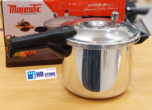Majestic Stainless Steel Pressure Cooker Set - New & Advanced Safety Features