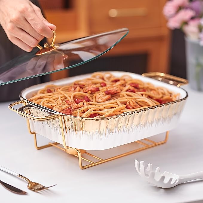 Serving Ceramic Burner Dish Set