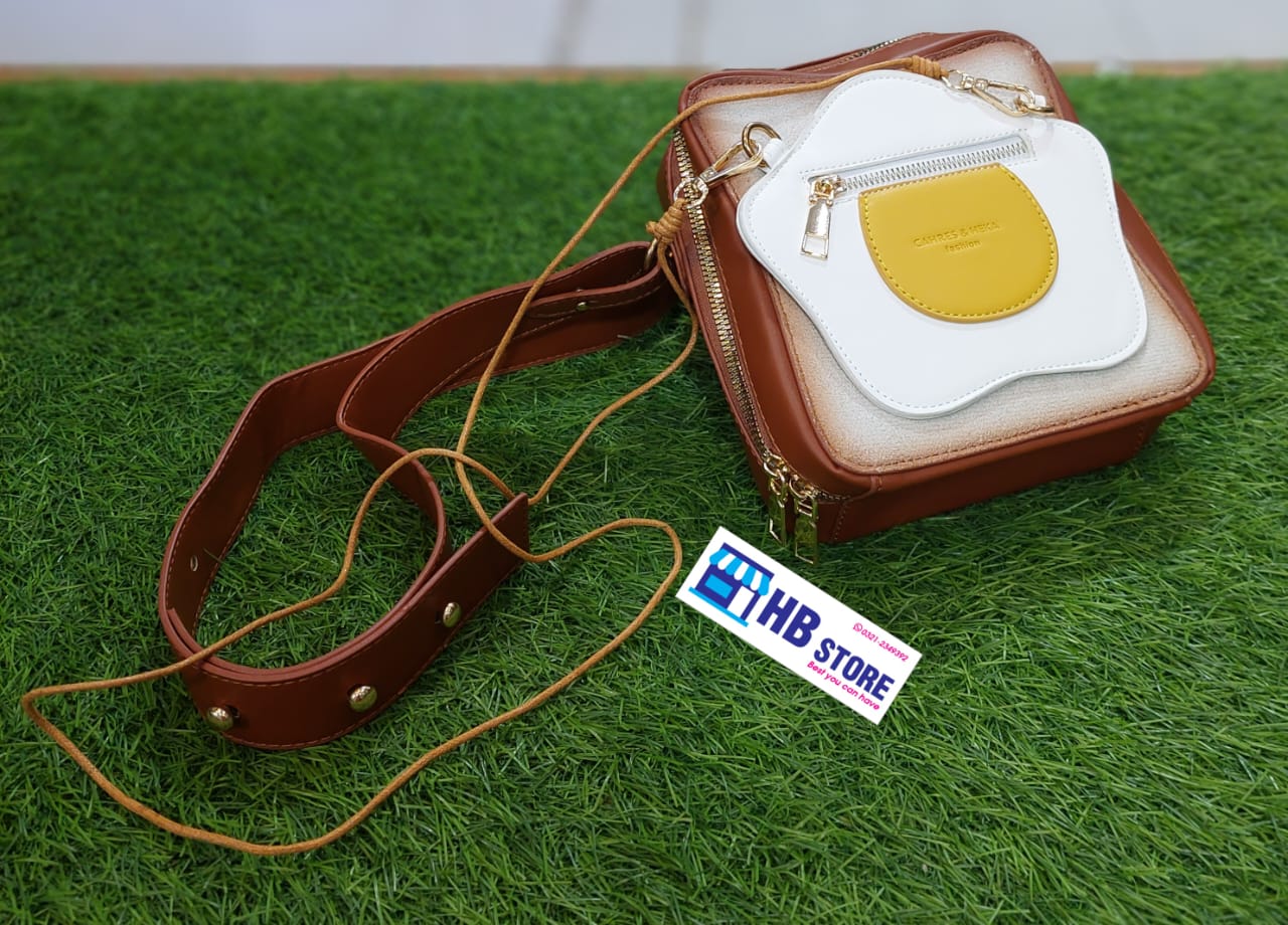 Crossbody Fried Toast Bread Bag