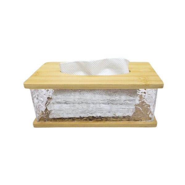 Wooden Acrylic Tissue Box