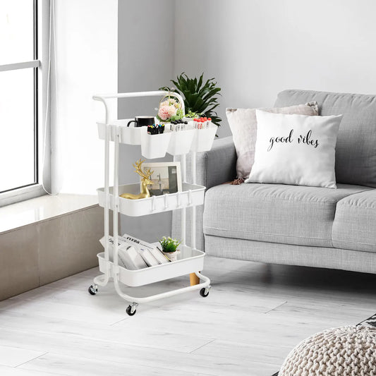 3 Tier Metal Multipurpose Trolley