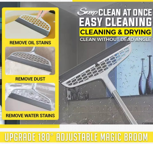 Rotatable Magic Rubber Broom Mop