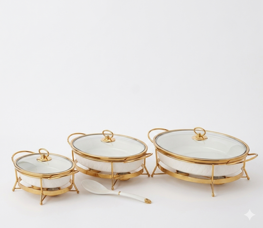 Luxury Ceramic Oval Buffet Serving dishes