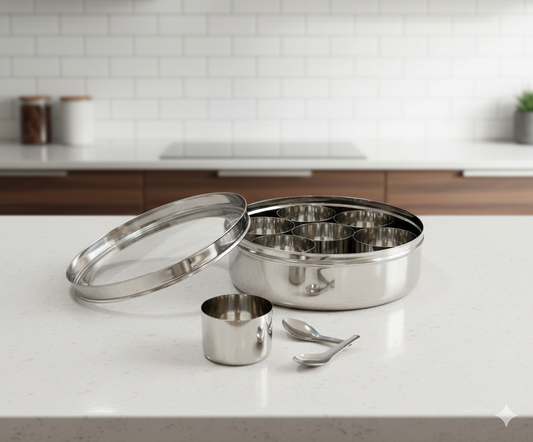 Premium Stainless Steel Spice Box