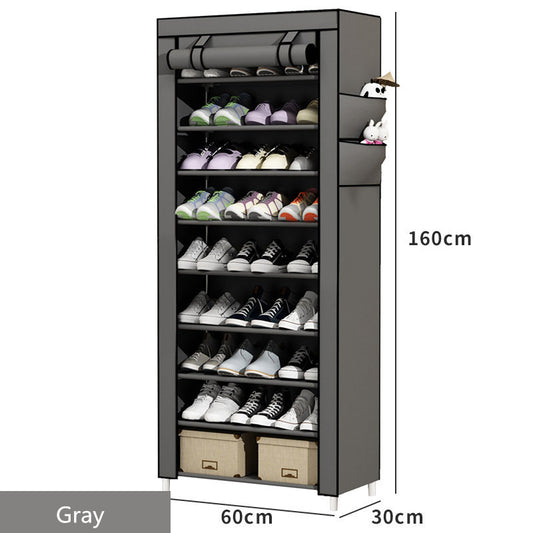10 Layers Shoes Rack With Cover
