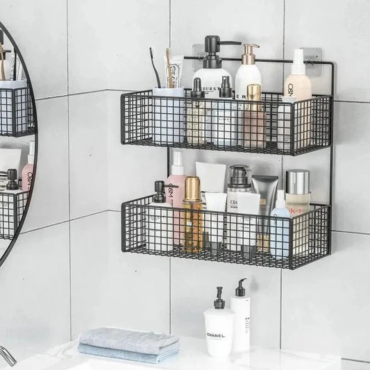 2 Layer Wall Mounted Metal Rack