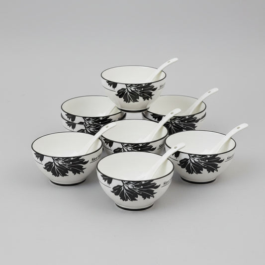 Premium 6-Piece Ceramic Soup Bowl set