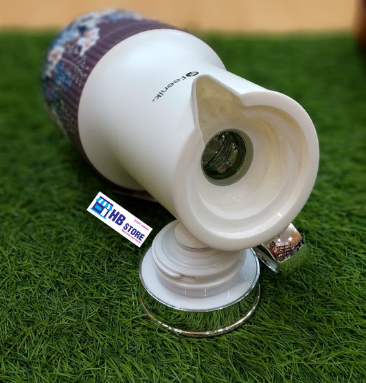 Elegant Thermal Carafe/Flask - Decorative Floral Design Insulated Jug