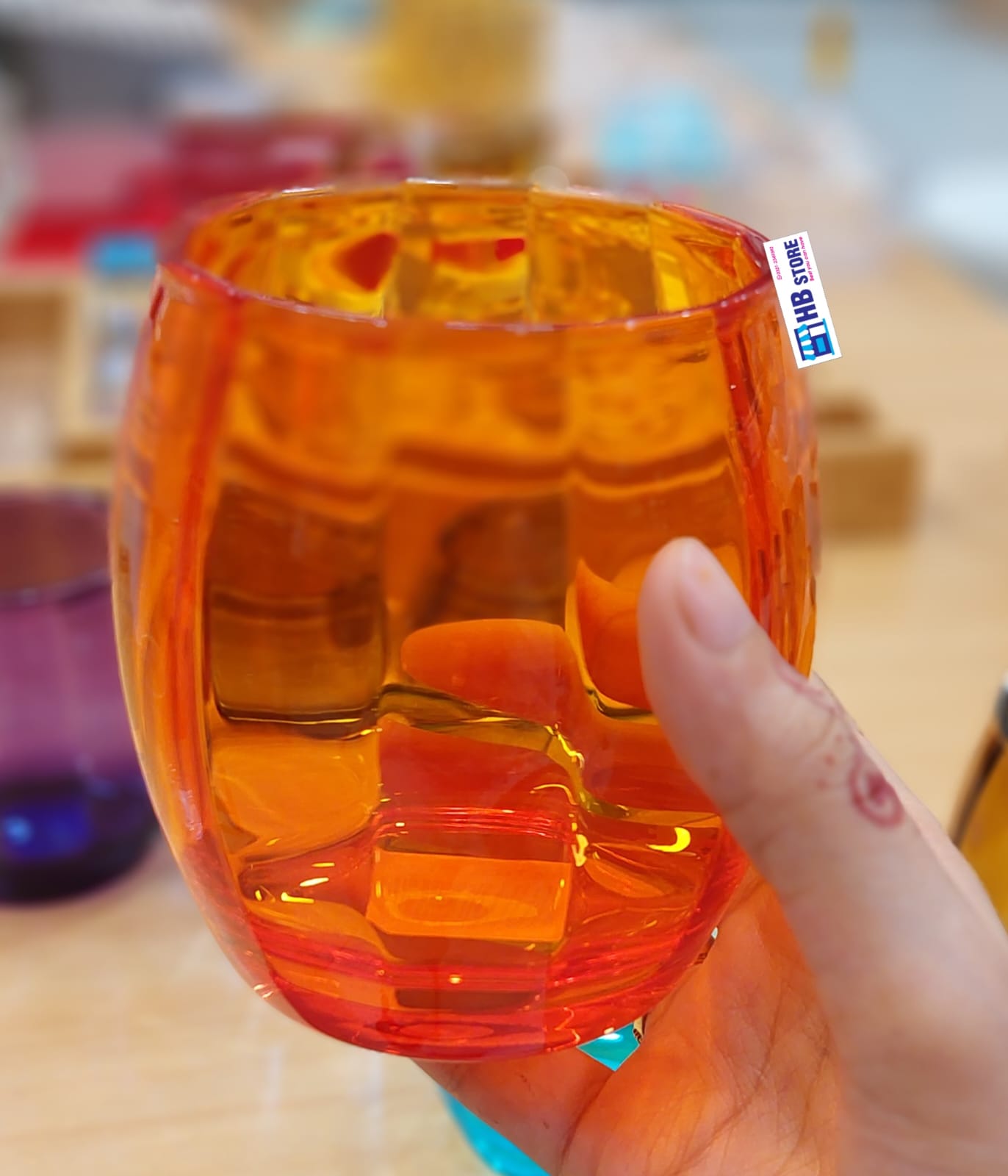 Acrylic Lassi Glass Taiwan Made High Quality