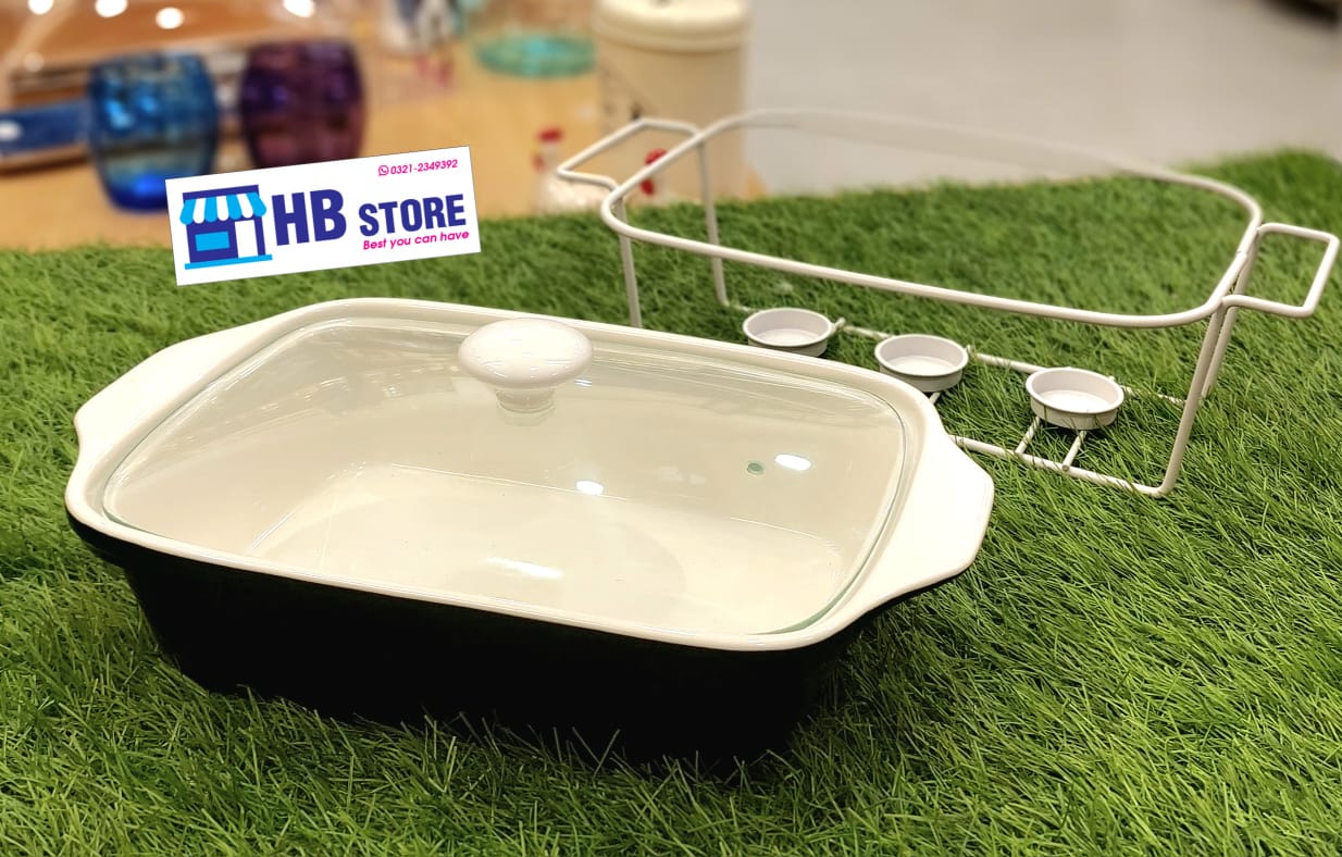 versatile Buffet Burner Dishes in Three Convenient Sizes