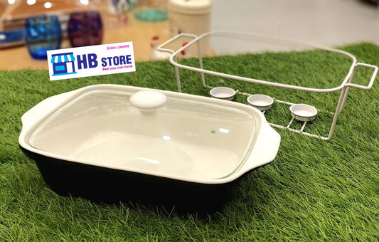 versatile Buffet Burner Dishes in Three Convenient Sizes