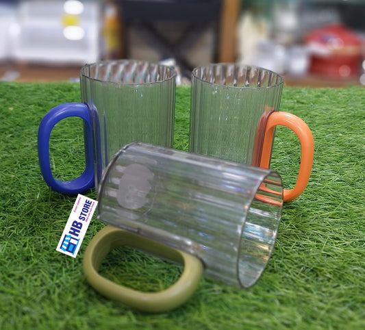 Plastic Colored Handle Cup