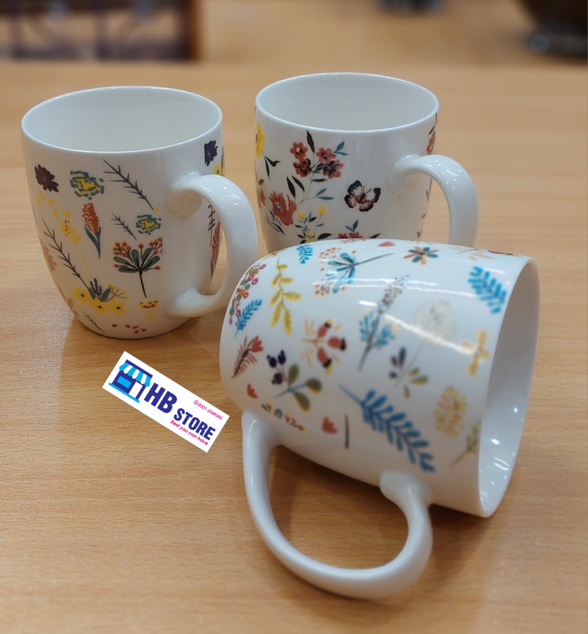 Multicolor Floral Design mugs