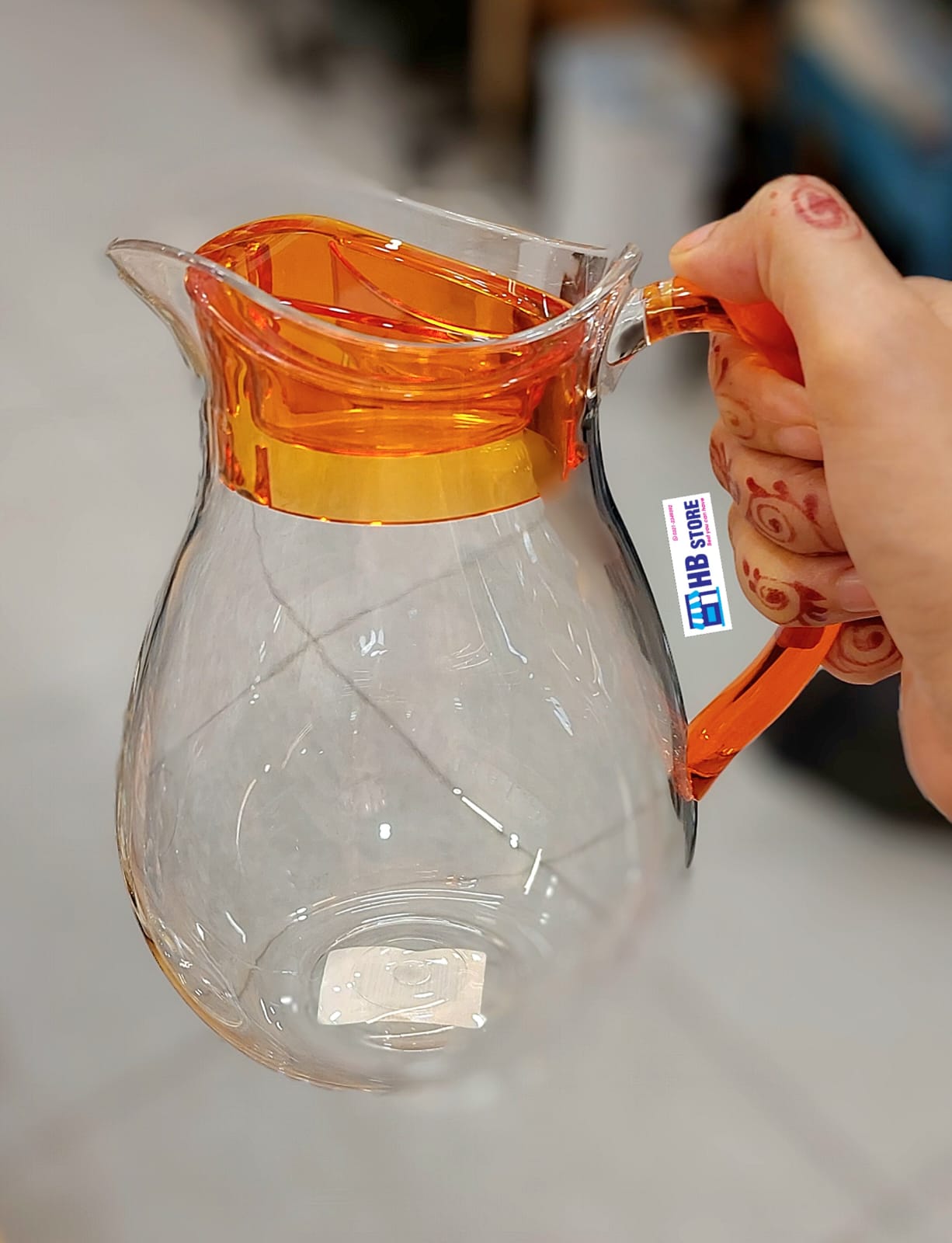 Acrylic Color Handle Jug