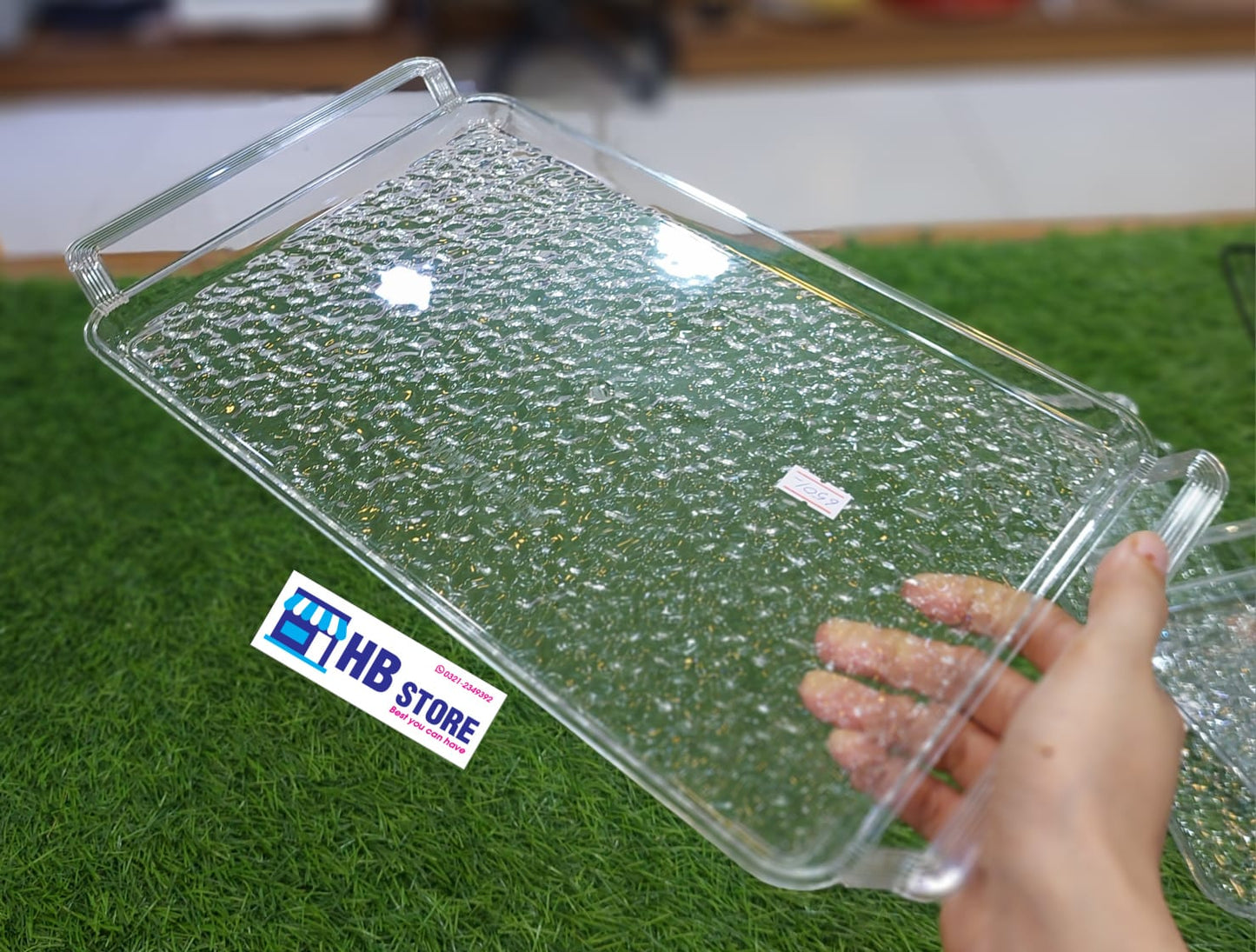 Acrylic Frosted Serving Tray