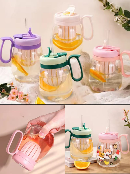 850ml Glass Water Bottle